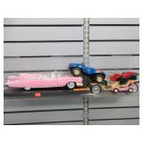 Cadillac Display Car, Tonka Roadster, Pink Sports