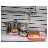 Large Soup Pot with Lid, Budweiser Stein,