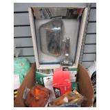 Halogen Lamps, Deluxe Truck and Van Mirror, Copper