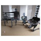 Metal People Candle Holders