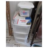 Plastic Storage Drawers, Vinyl Corners, Hanging