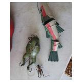 Cricket, Frog and Fishing Decor