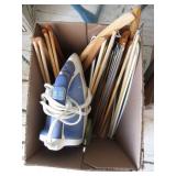 Iron, Clothes Hangers, Clothes Pins
