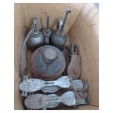 Oil Cans, Pulleys, Roller Skate Shoe Attachments