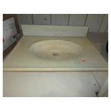 Built In Sink with Faucet Holes (No Pedestal)