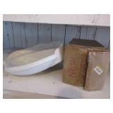 Pedestal and Sink Attachment with Faucet Holes