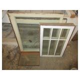 Wooden Window Panes with Glass Inserts
