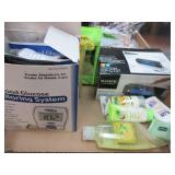 Alarm Clock, Travel Size Amenities Kits, Glucose