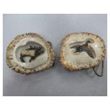 Elk and Duck Antler Belt Buckles