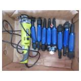 Ryobi Grinder, 8) 3/4 Blue Extension Bar Grab