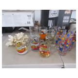 Character Glasses, Coral Piece