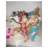 Barbies, Hello Kitty, Dolls, Stuffed Animals