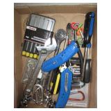 Carabiner Clips, Wratchet, Screw Driver Set,