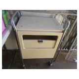 Rolling Cart with Pull Down Drawer