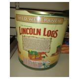 Wild West Ranch Lincoln Logs Bucket