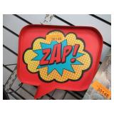 Zap Metal Comic Thought Bubble Sign