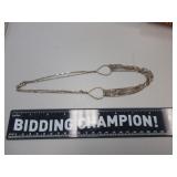 Multiple Strand Sterling Silver Necklace