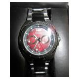 Red Fossil Watch