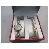 Matching Watch and Bracelet Set