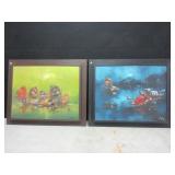 2) Signed Paintings