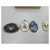 Germany and Bavarian Hand Painted Brooches