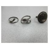 Three Rings, One with Stone