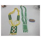 Beaded Necklaces with Beaded Barrette