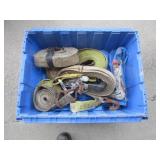 2) Tarps, Tie-Down Straps