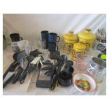 Canisters, Utensils, Glasses, Cups, More