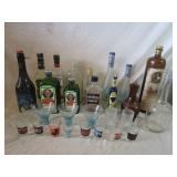 Liquor Bottles, Shot Glass Collection