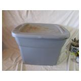 Tote with Afghans and Blankets