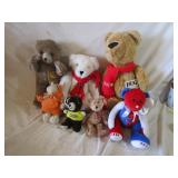 Stuffed Bears - Vermont, Beanie, Hersheys,