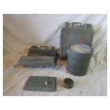 Military Water Bags, Paint, Cover, Ration Fuel