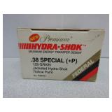 Hydra-Shok .38 Special (P+)  129 Grain