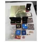 Avon Jewelry, Pins, Bracelet, Earrings
