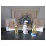 3) Mrs Albees Statuettes, 2) Mrs Albees Pictures,