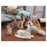 Porcelain Animals and Glass Animal Figures