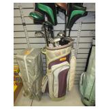 Golf Bag with Golf Clubs