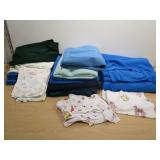 Assorted Fabrics of Different Sizes and Patterns