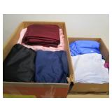 Assorted Fabrics of Different Sizes and Patterns