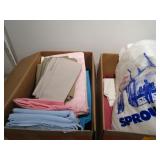 Assorted Fabrics of Different Sizes and Patterns