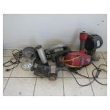 Nail Gun, Skilsaw, Work Light, Sander