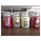 4) Yankee Christmas Scented Candles