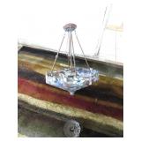 Hanging Ceiling Lamp with Glass Accents