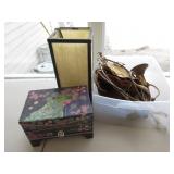 Jewelry Box, Table Lamp, Decorations, Nut Platter