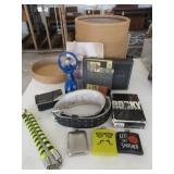 Flasks, Weight Lifting Belt, Rocky Movie Set,