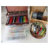 Drawing Set, Painting Set, Sharpies, Pens,