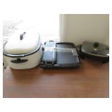 Electric Roaster Oven, Griddle, Skillet