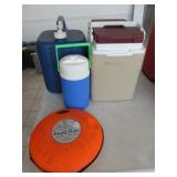 ResQ Disk, 1/2 Gal Jug, 5 Gal Jug, Thermos
