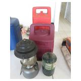 2) Coleman Lanters, Lantern Holder